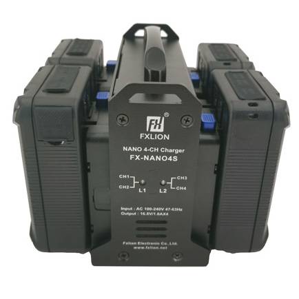 Fxlion FX-NANO4S NANO 4-CH V-Mount Charger