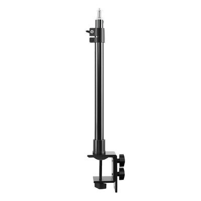 GVM ST-04 Desk Mount Stand,Tabletop C Clamp Mount Stand, Adjustable Table Aluminum Light Stand with Standard 1/4 Screw Tip for DSLR Camera, Ring Light, Video Light, Panel Light