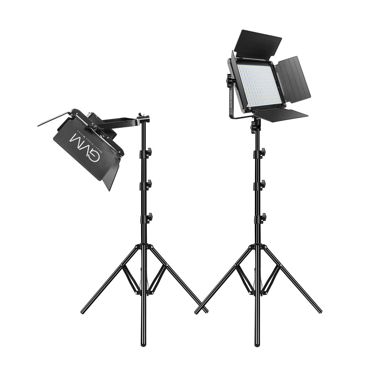GVM 680RS 50W Bi-Color RGB Studio Soft LED Panel 2-Light Kit