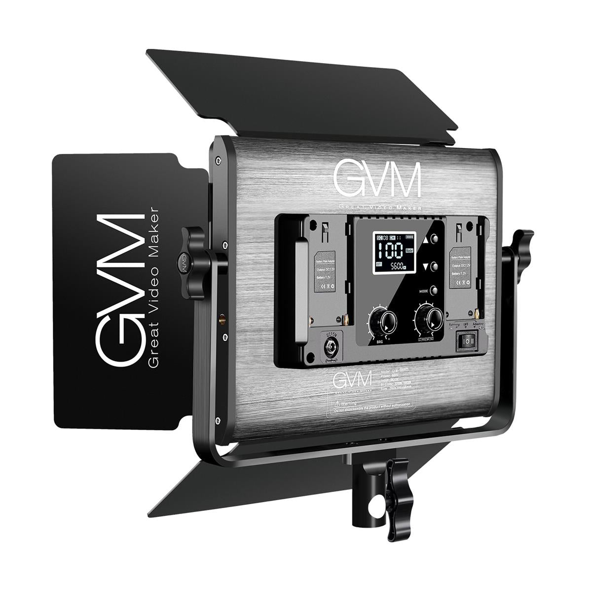 GVM 680RS 50W Bi-Color RGB Studio Soft LED Panel 2-Light Kit
