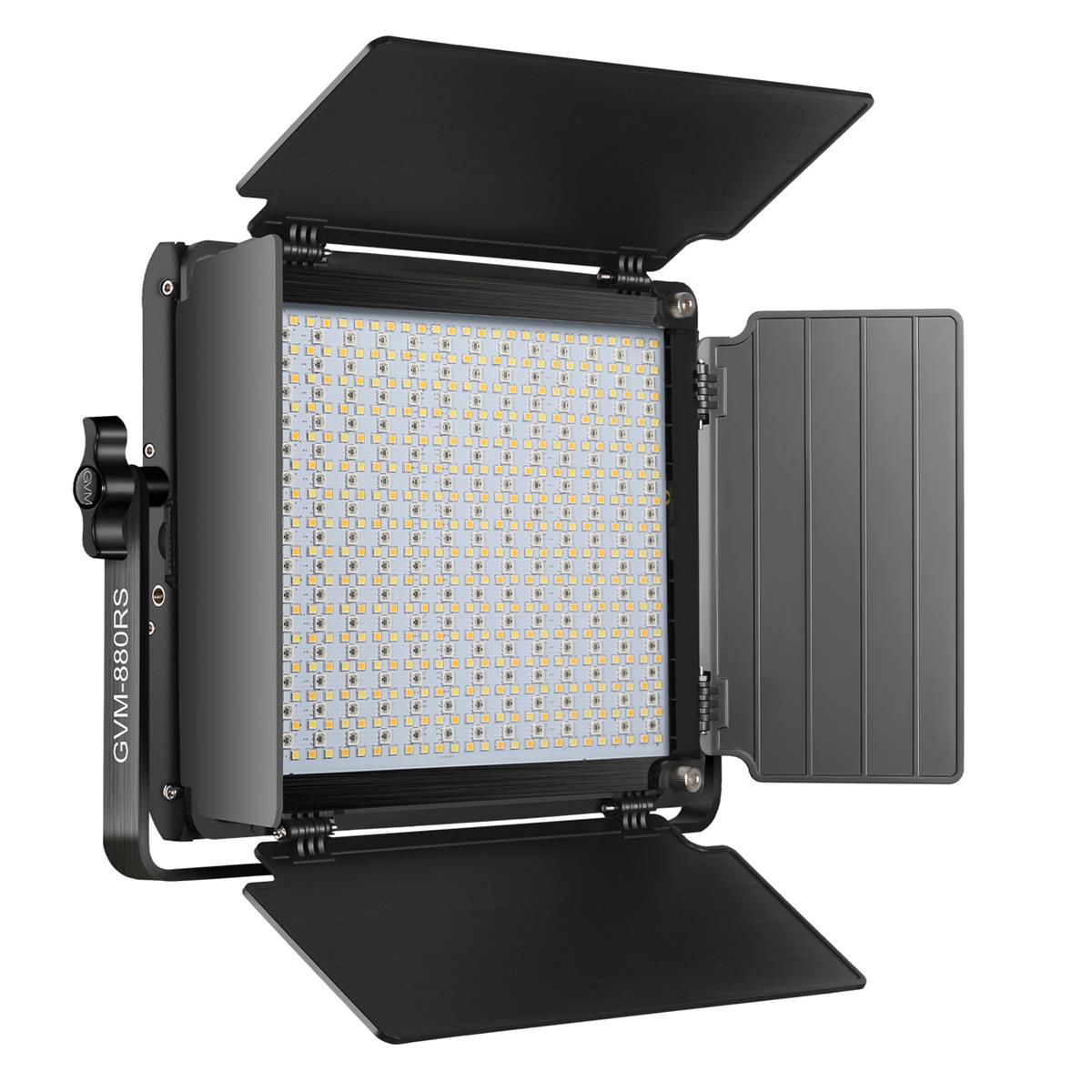 GVM 680RS 50W Bi-Color RGB Studio Soft LED Panel 3-Light Kit