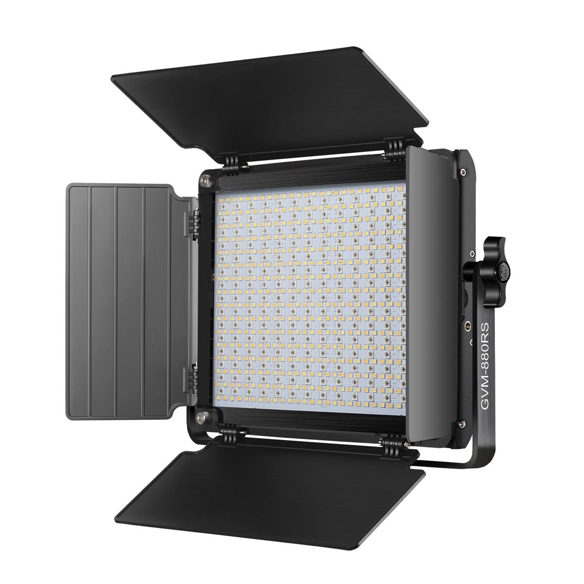 GVM 680RS 50W Bi-Color RGB Studio Soft LED Panel 3-Light Kit