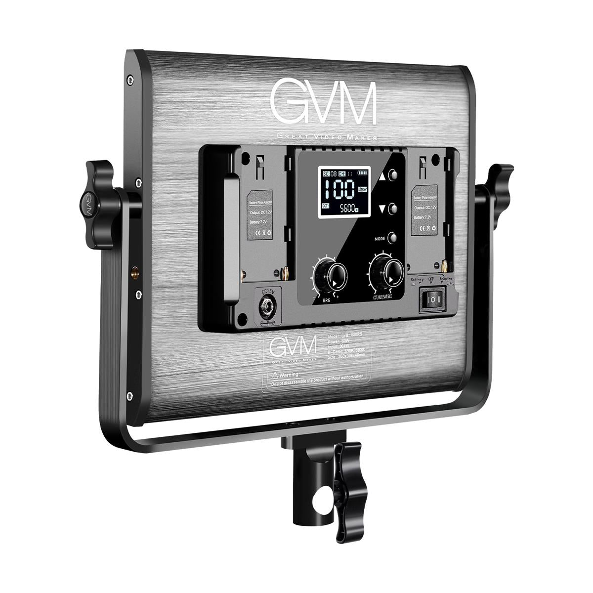 GVM 680RS 50W Bi-Color RGB Studio Soft LED Panel Light