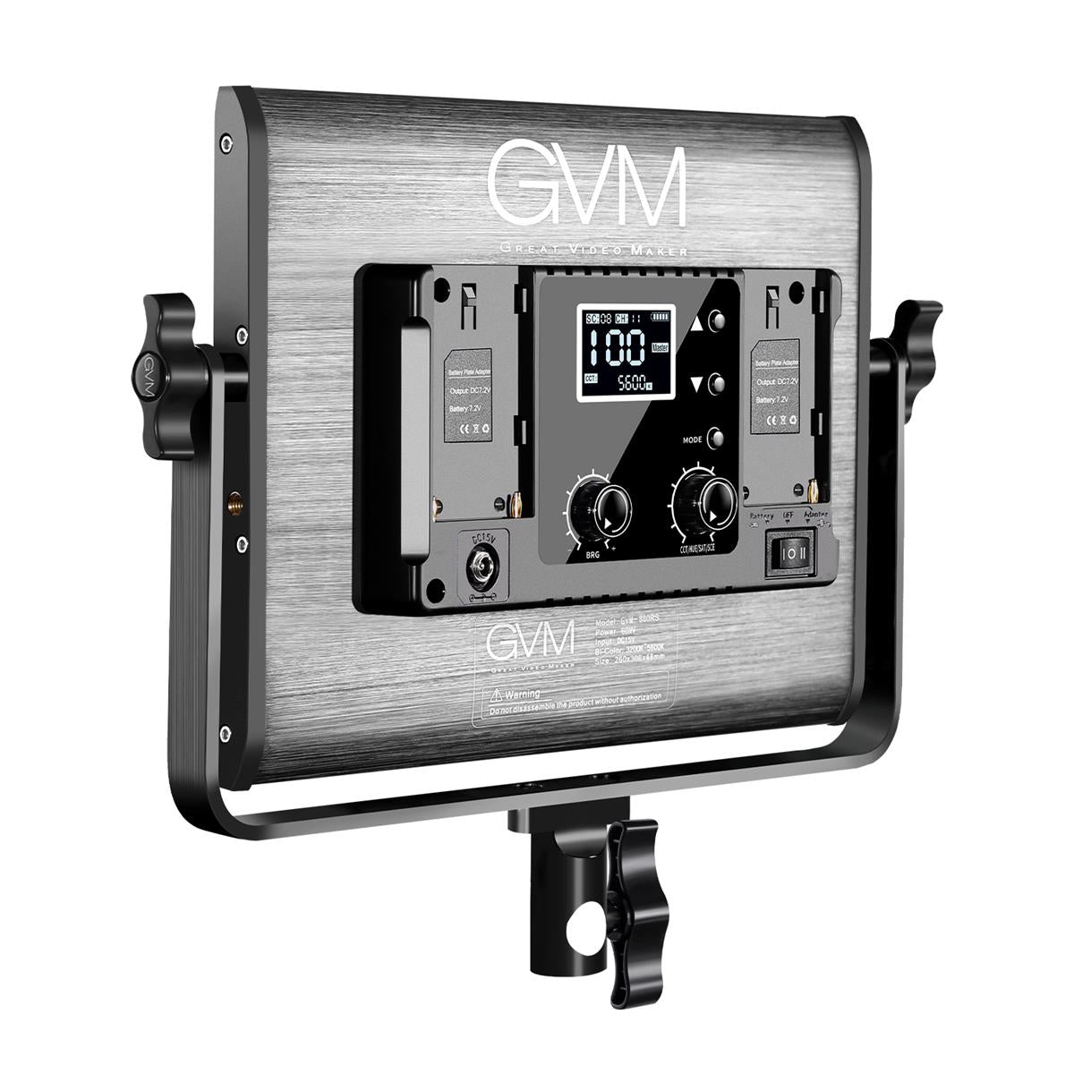GVM 880RS 60W Bi-Color RGB Soft LED Panel Light