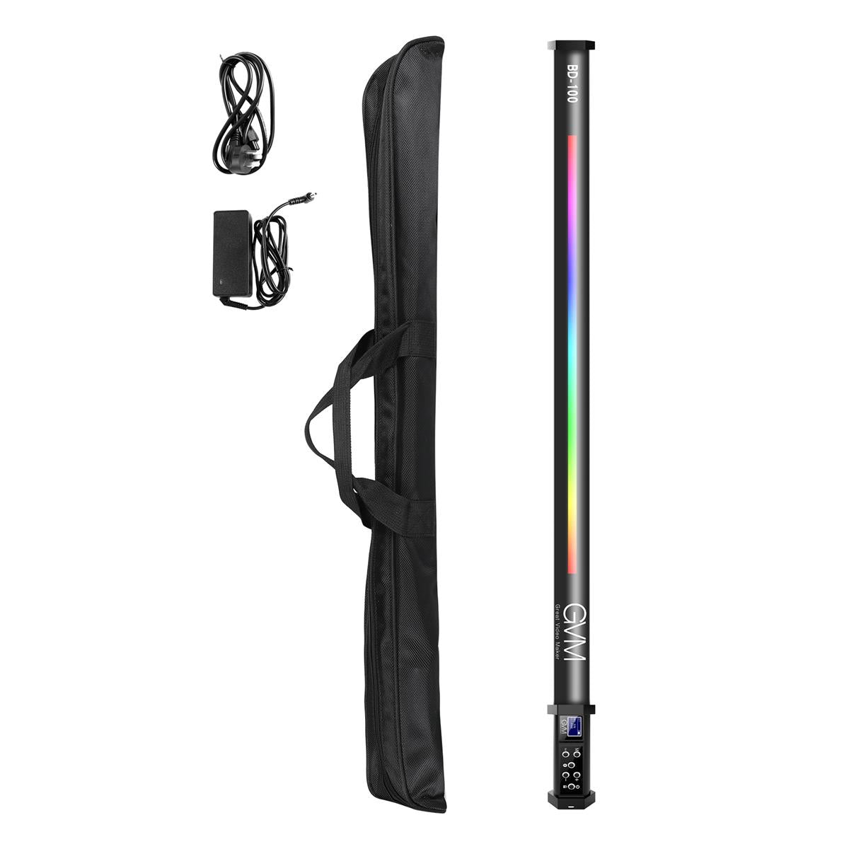 GVM BD100D 30W RGB LED Tube Wand Light