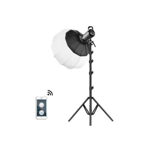 GVM G100W Bi-Color LED Video Light Kit  with Lantern Softbox