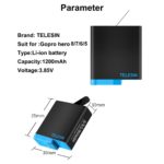 TELESIN ALL IN BOX WITH BATTERIES GP-BNC-602