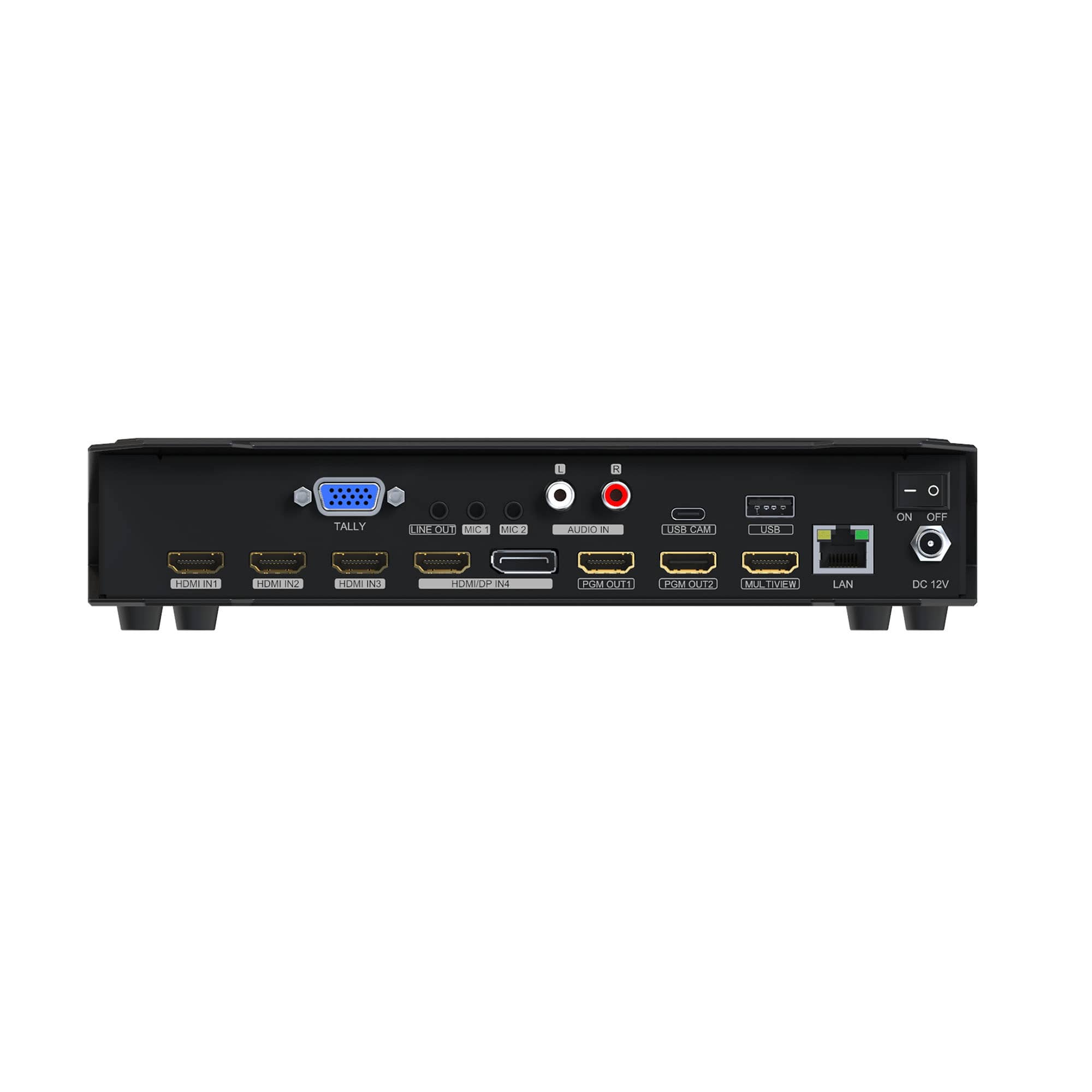 Avmatrix HVS0401E 4-CH HDMI/DP Video Switcher Panel For Recording Live Streaming