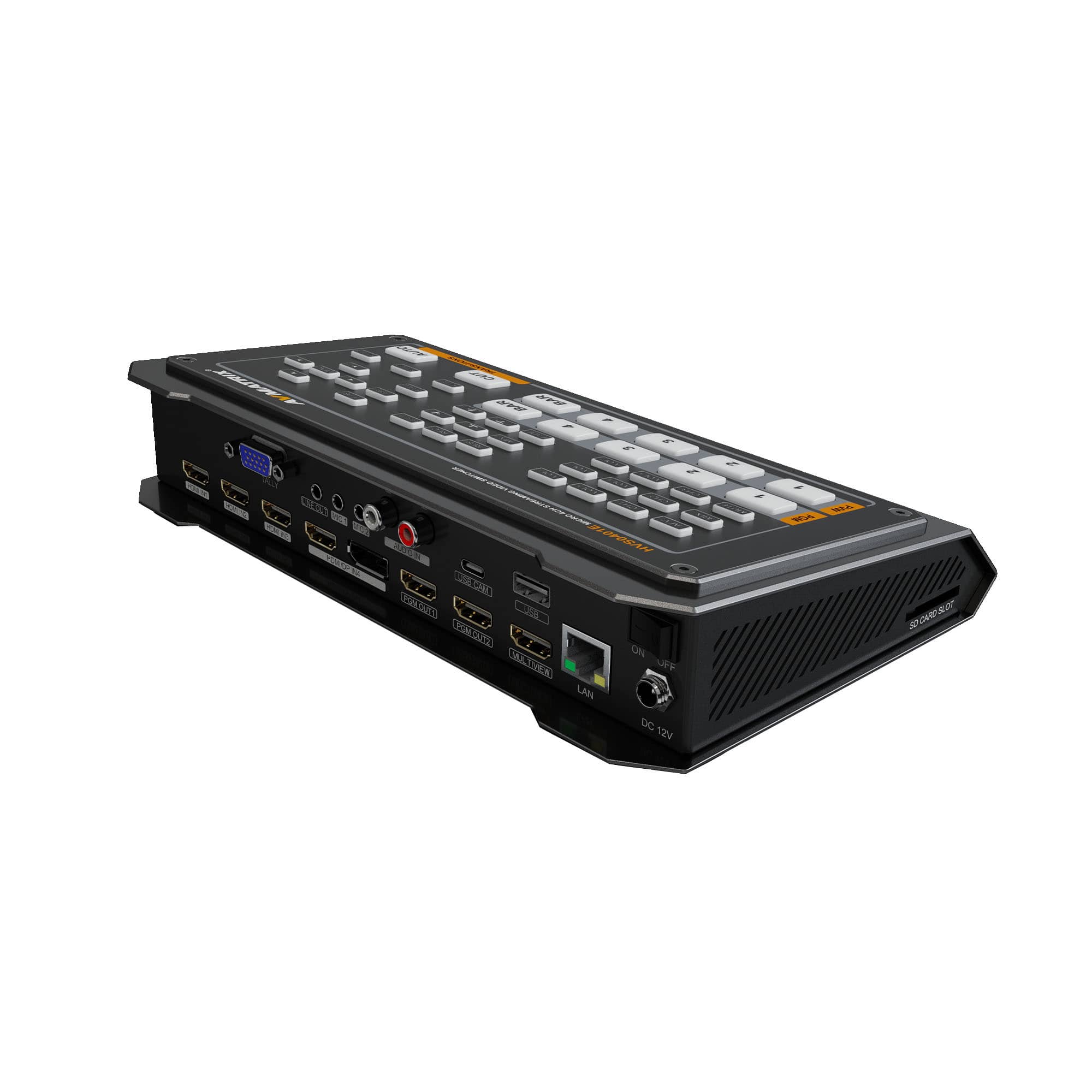 Avmatrix HVS0401E 4-CH HDMI/DP Video Switcher Panel For Recording Live Streaming