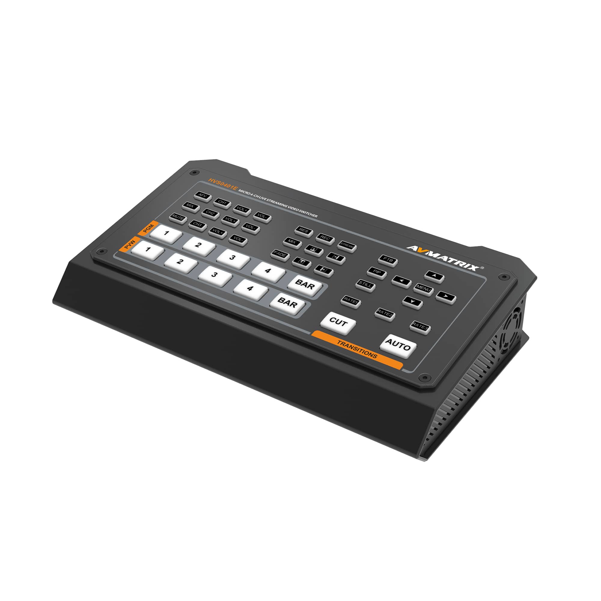 Avmatrix HVS0401E 4-CH HDMI/DP Video Switcher Panel For Recording Live Streaming