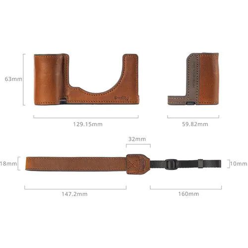 SmallRig Camera Leather Case Kit for Sony Alpha 7C II / Alpha 7CR (5015)