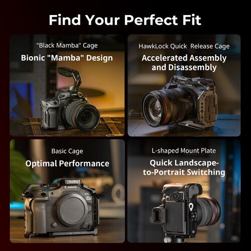 SmallRig "Black Mamba" Camera Cage for Canon EOS R5 Mark II (4975)