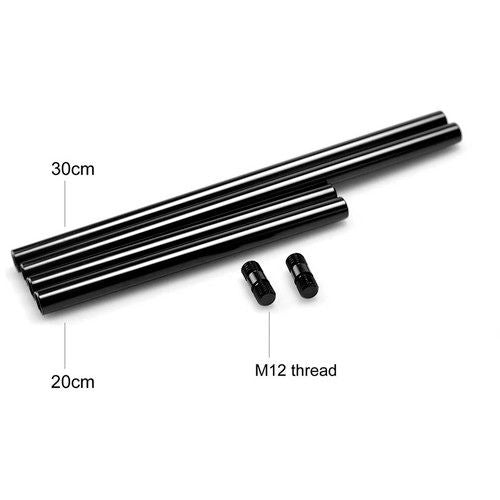 SmallRig Threaded 15mm Aluminum Rod Pack with Connectors (1659)