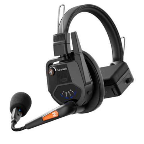 Saramonic WiTalk9-9S 9-Person Full-Duplex Wireless Intercom System with Single-Ear Headsets (1.9 GHz)