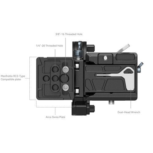 SmallRig Rotatable Horizontal-to-Vertical Mount Plate Kit for Sony Alpha 1 / Alpha 7 / Alpha 9 / FX Series (4244)