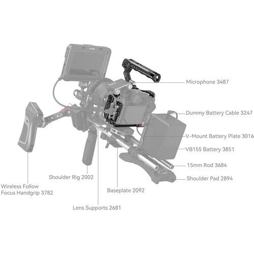SmallRig Camera Cage Kit for Nikon Z6 III (4520)