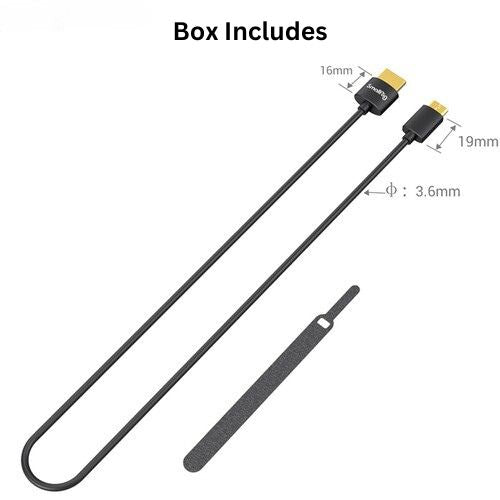 SmallRig Mini-HDMI to HDMI Cable (21.7") 3041