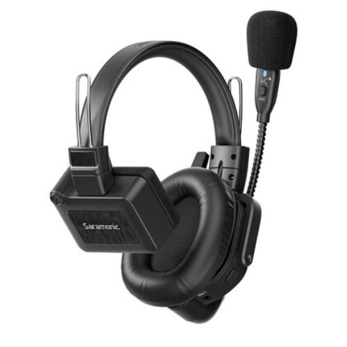 Saramonic WiTalk9-9S 9-Person Full-Duplex Wireless Intercom System with Single-Ear Headsets (1.9 GHz)