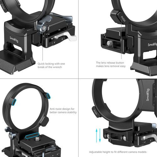 SmallRig Rotatable Horizontal-to-Vertical Mount Plate Kit for Sony Alpha 1 / Alpha 7 / Alpha 9 / FX Series (4244)