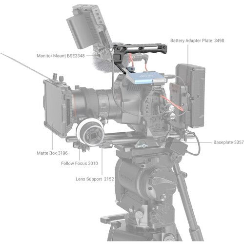 SmallRig Top Handle with ARRI-Style Anti-Twist Mount (Lite) 3765