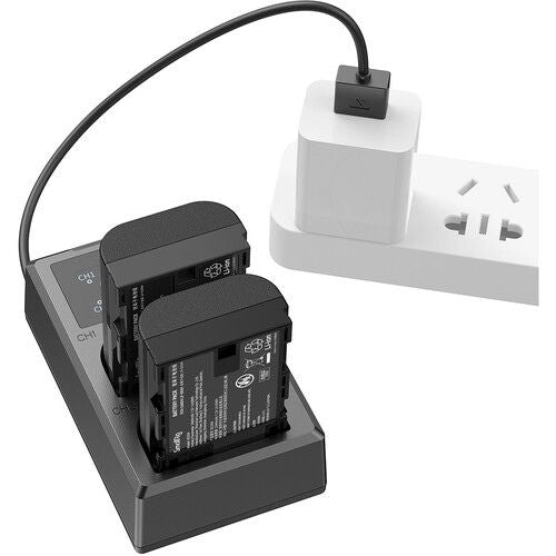 SmallRig LP-E6NH Kit with 2 Batteries and 2-Bay USB Charger (3821)