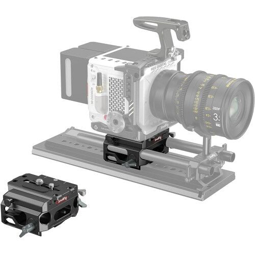 SmallRig Lightweight Magnesium Alloy Baseplate with Dual 15mm LWS Rod Clamp (3067)