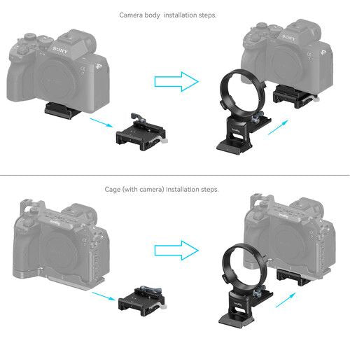 SmallRig Rotatable Horizontal-to-Vertical Mount Plate Kit for Sony Alpha 1 / Alpha 7 / Alpha 9 / FX Series (4244)