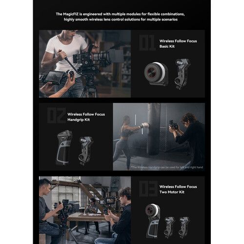 SmallRig MagicFIZ Wireless Follow Focus Handgrip Kit (3782B)