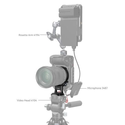 SmallRig Rotatable Horizontal-to-Vertical Mount Plate Kit for Sony Alpha 1 / Alpha 7 / Alpha 9 / FX Series (4244)