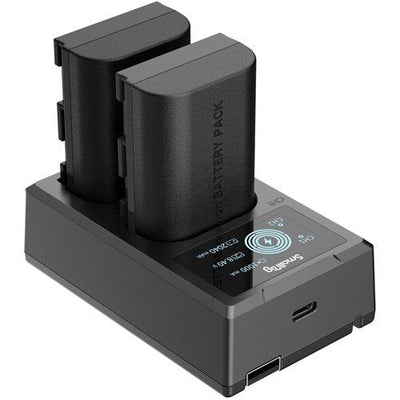 SmallRig LP-E6NH Kit with 2 Batteries and 2-Bay USB Charger (3821)