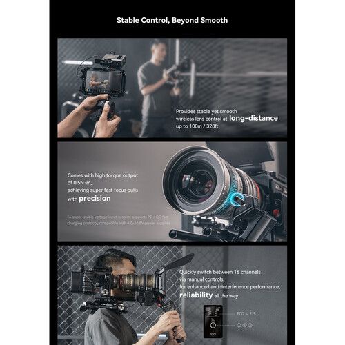 SmallRig MagicFIZ Wireless Follow Focus Handgrip Kit (3782B)