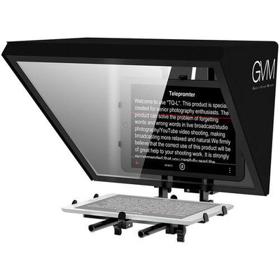 GVM TQ-L Teleprompter for Tablets and Smartphones with Bluetooth Remote and App