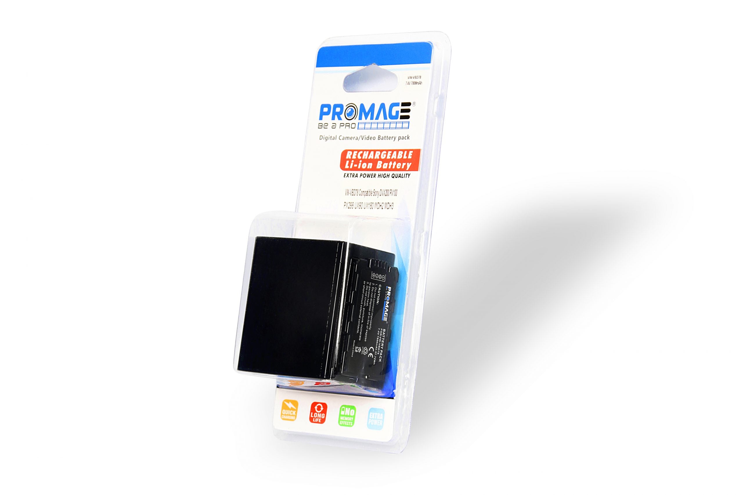 PROMAGE BATTERY FOR PANASONIC VBD78 7.4V 7800MAH