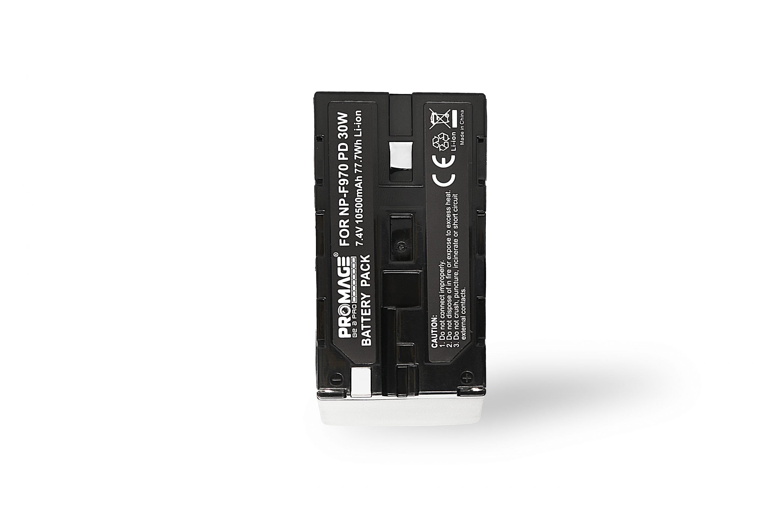 PROMAGE BATTERY FOR SONY F970 PD TYPE C 30W INPUT/STATUS LED