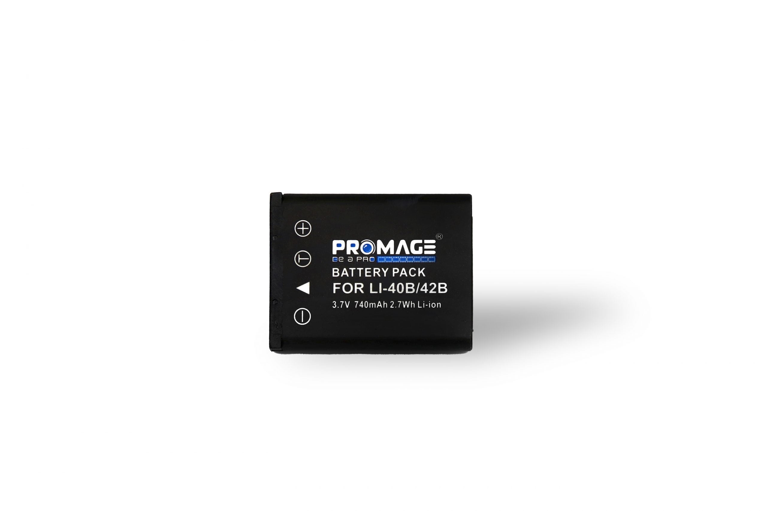 PROMAGE BATTERY FOR OLY - LI40B/42B (740mAh)