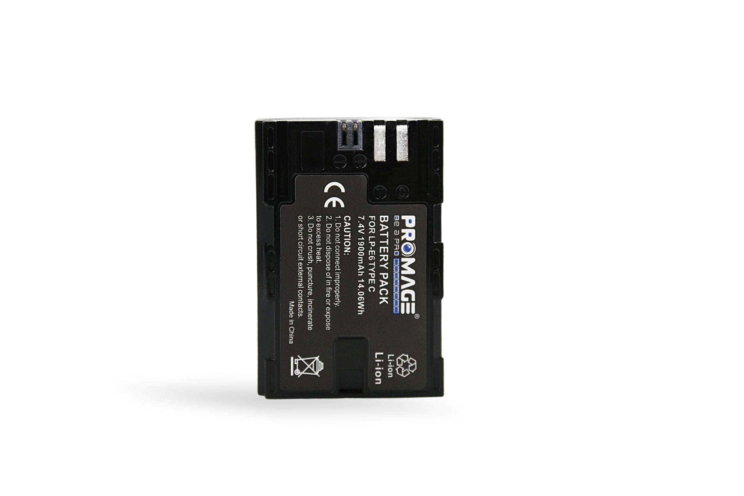 PROMAGE BATTERY FOR CANON LPE6 TYPE C 5V2A INPUT