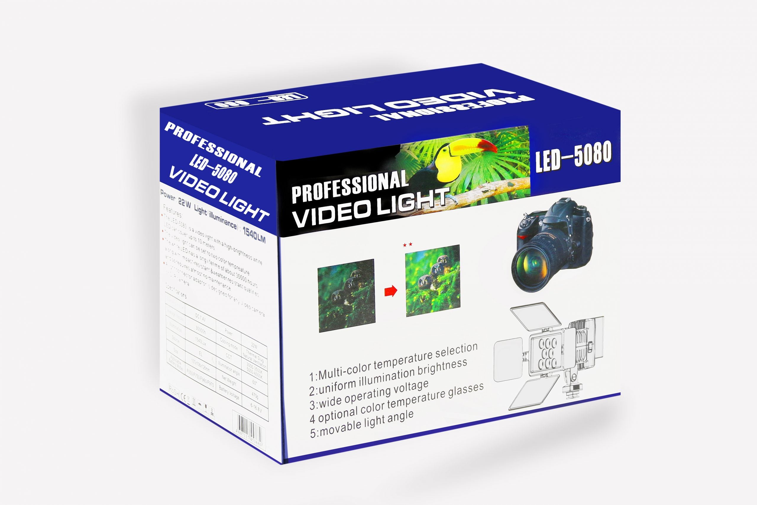 PROMAGE PROFESSIONAL VIDEO LIGHT LED5080
