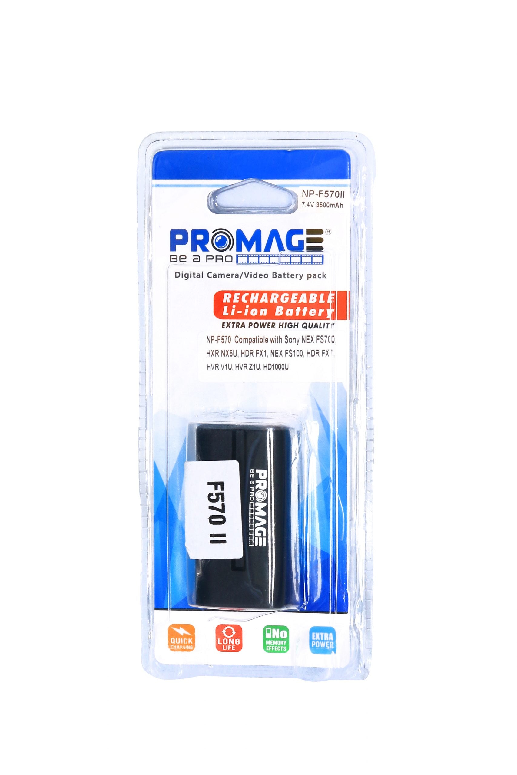 PROMAGE DIGITAL VIDEO LIGHT BATTERY NP-F570 II