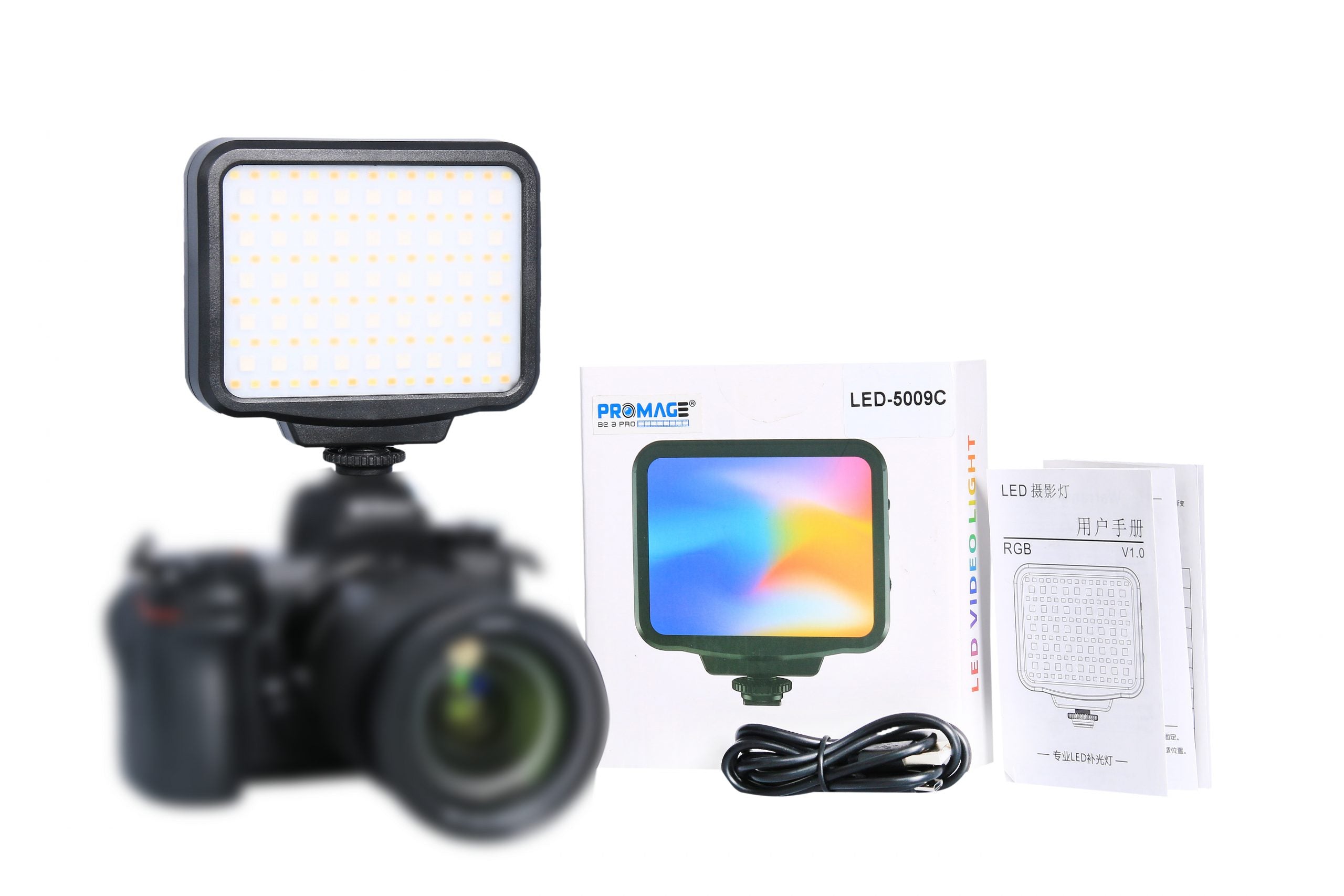 PROMAGE RGB LED VIDEO LIGHT 5009C