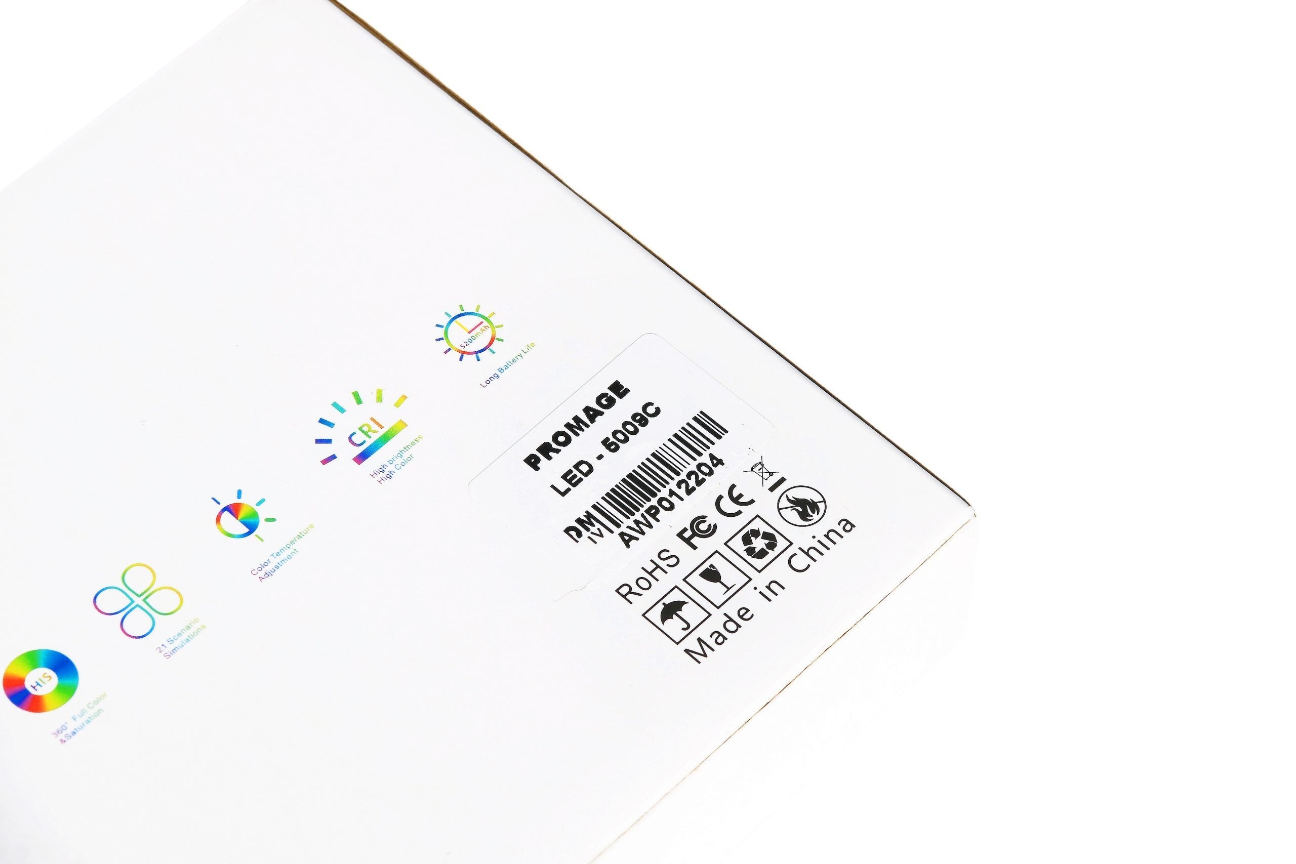PROMAGE RGB LED VIDEO LIGHT 5009C