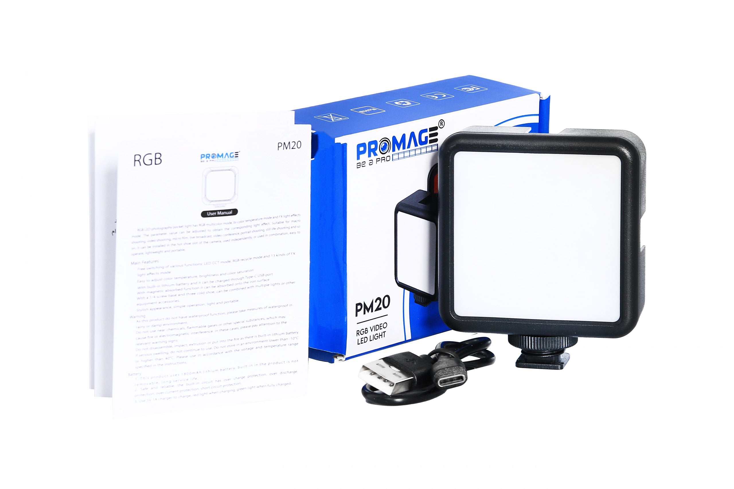 PROMAGE RGB VIDEO LIGHT PM20 R