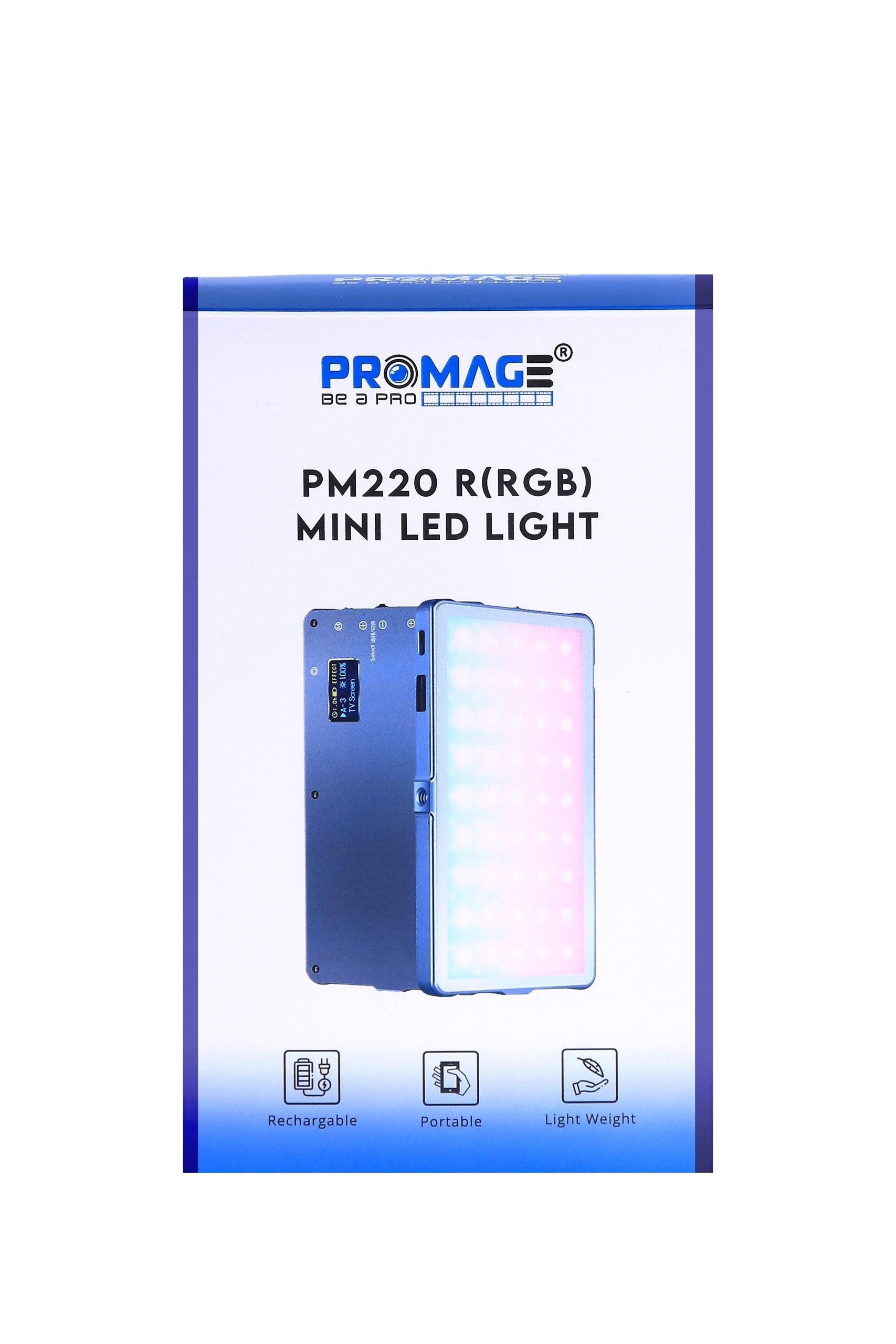 PROMAGE Professional Video Light LED PM-220R- RGB