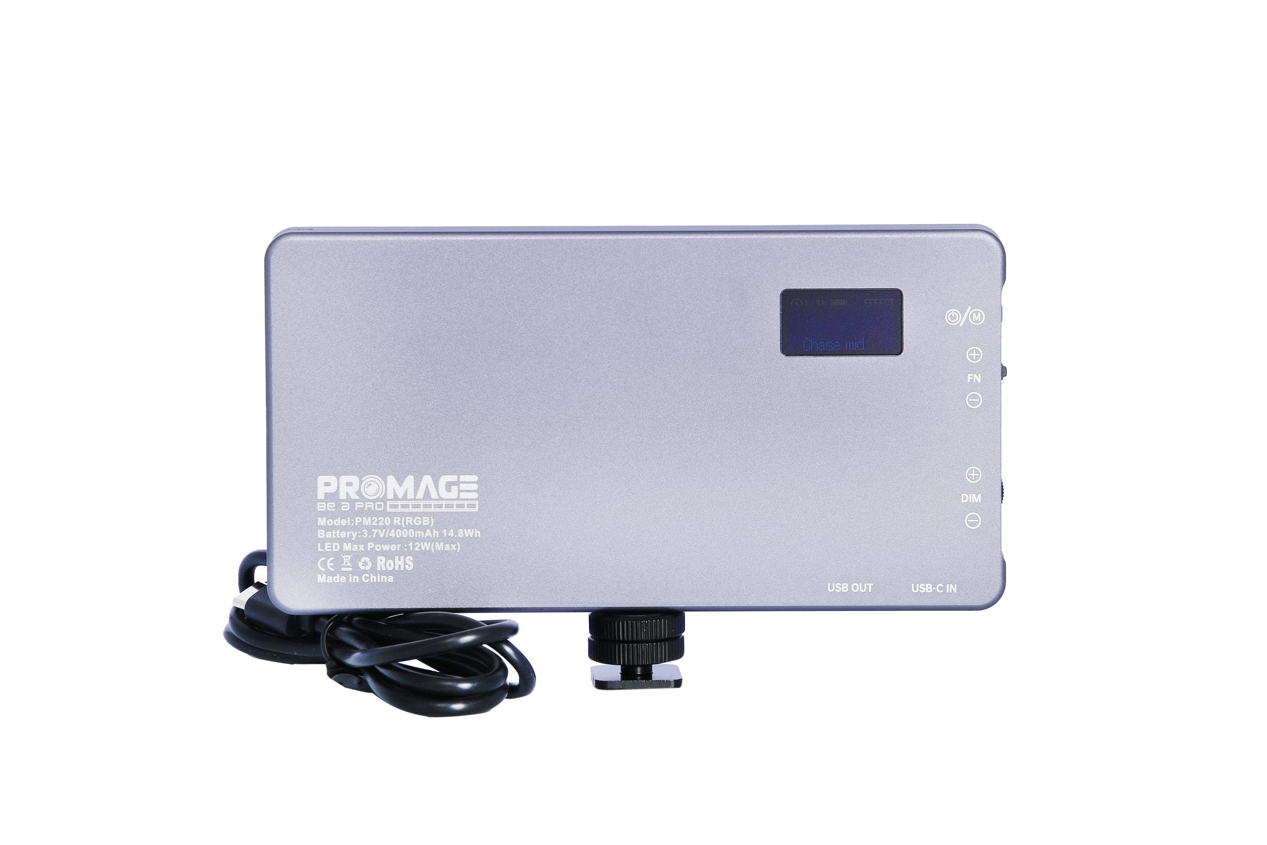 PROMAGE Professional Video Light LED PM-220R- RGB