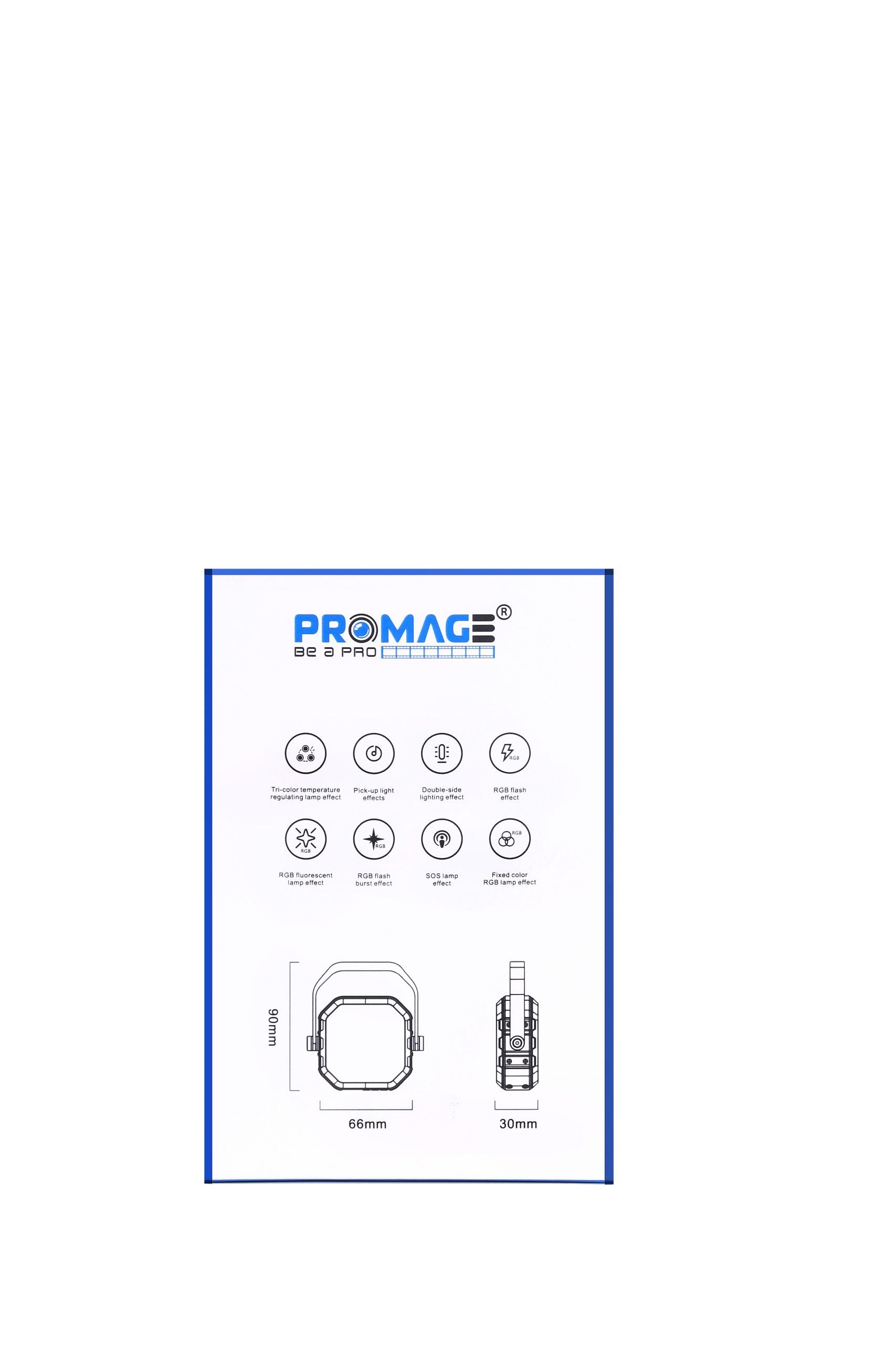 PROMAGE PM-120R DOUBLE-SIDED FILL AMBIENT LIGHT