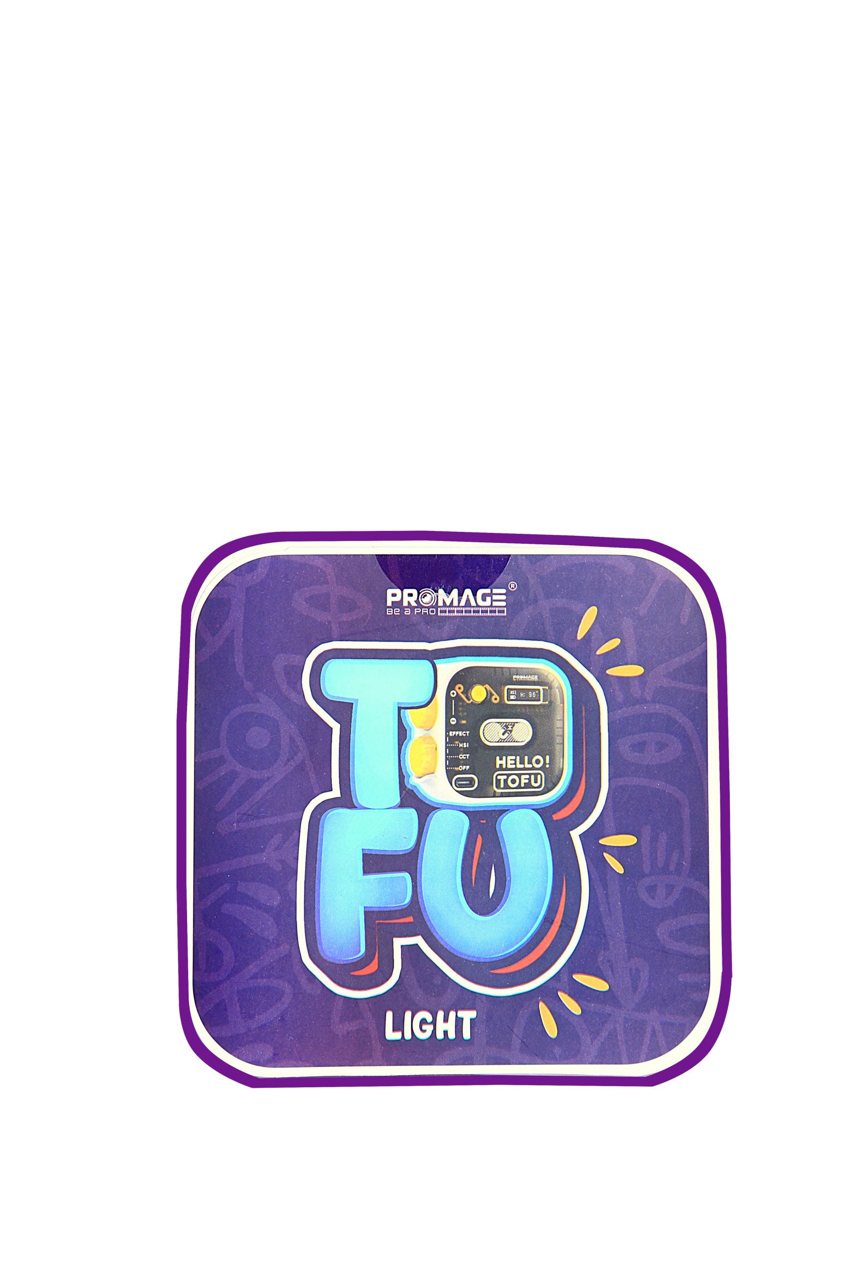 PROMAGE PM-100R TOFU PORTABLE RGB LED CAMERA LIGHT