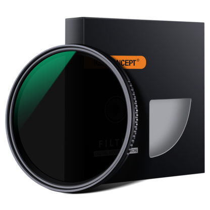 K&amp;F VARIABLE WATERPROOF ND8-ND2000 FILTER WITH MULTI-RESISTANT COATING