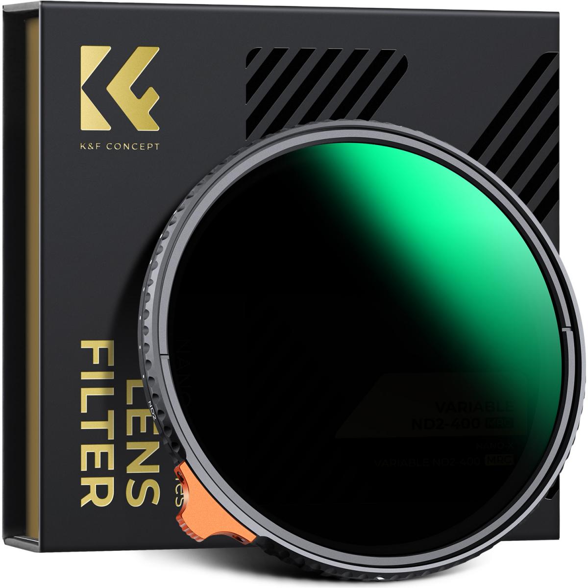 K&F Concept 82mm Nano-X Variable ND2-ND400 Filter (1-9 Stops)