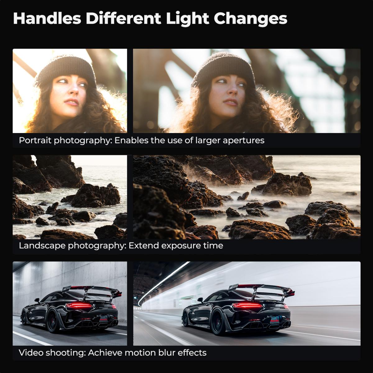 K&F Concept 82mm Nano-X Variable ND2-ND400 Filter (1-9 Stops) – view 3