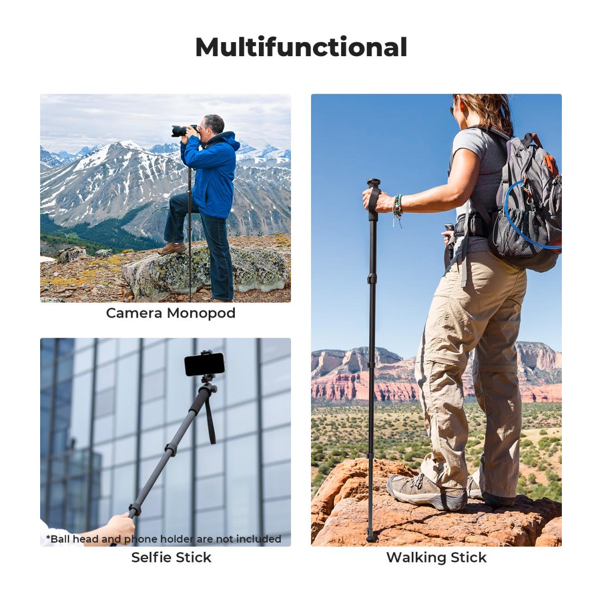 K&F Concept MS16 63-Inch Aluminum Camera Monopod – view 7