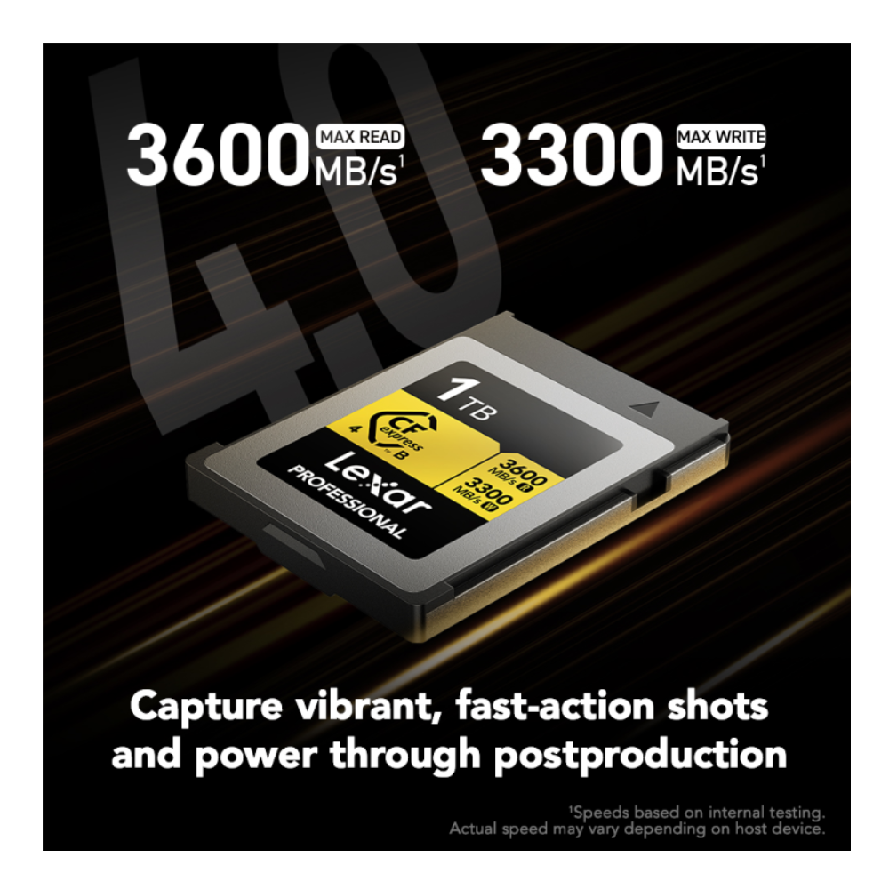 Lexar 1TB Type B Gold Memory Card